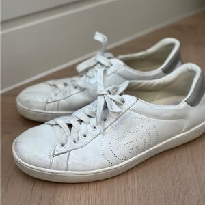 Gucci White and Gray Sneakers
